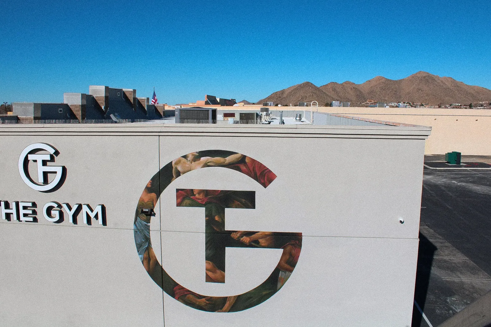 The Gym, Exterior mural, Los Angeles area